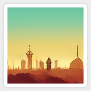 Baghdad | Comics Style Sticker